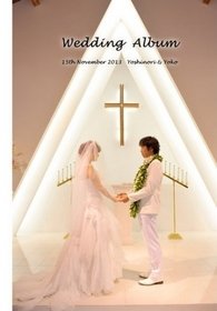 ハワイのプリマリエ教会での挙式とロケーションフォト、新婚旅行をまとめたアルバムです