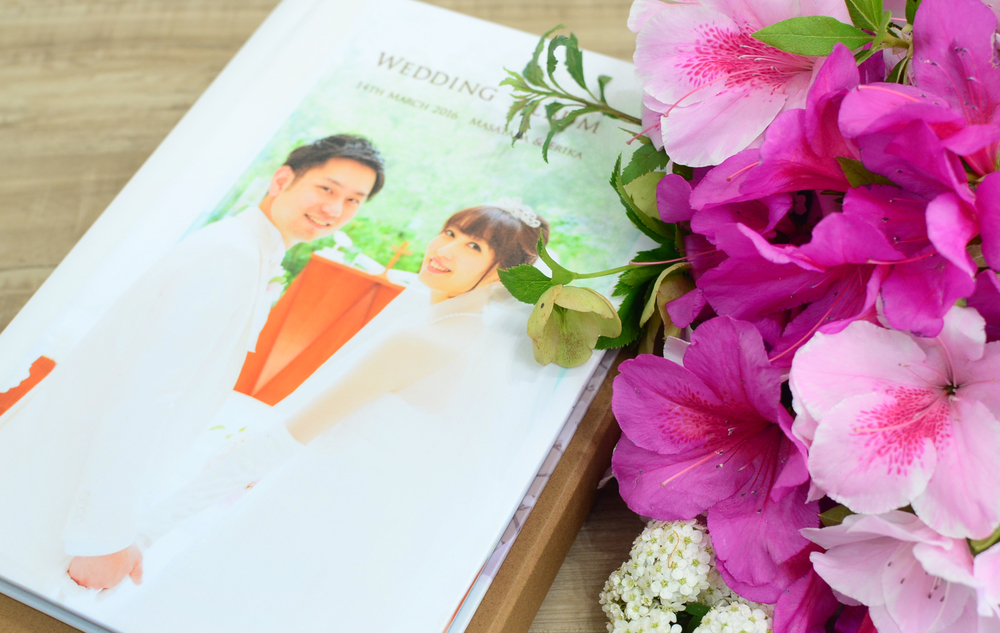 結婚式アルバムの写真