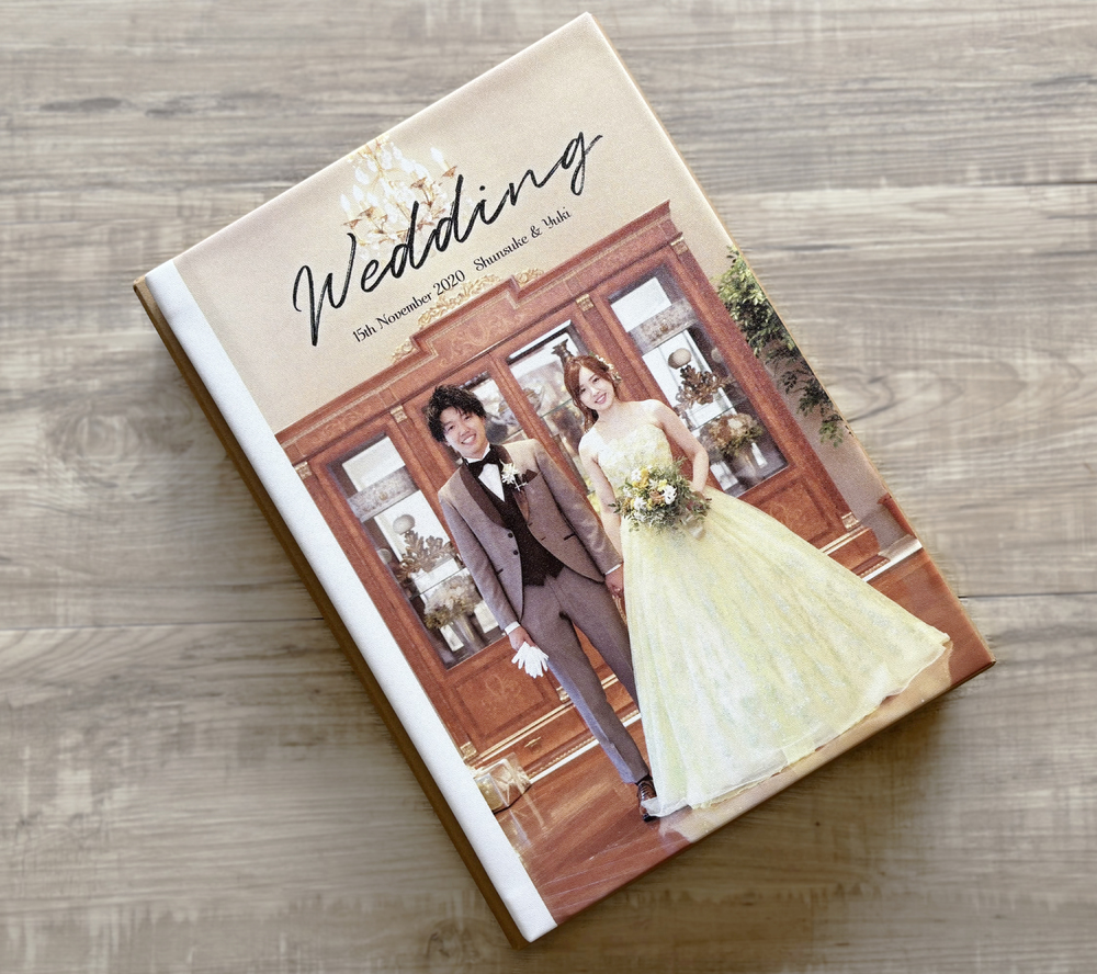 結婚式アルバムの写真