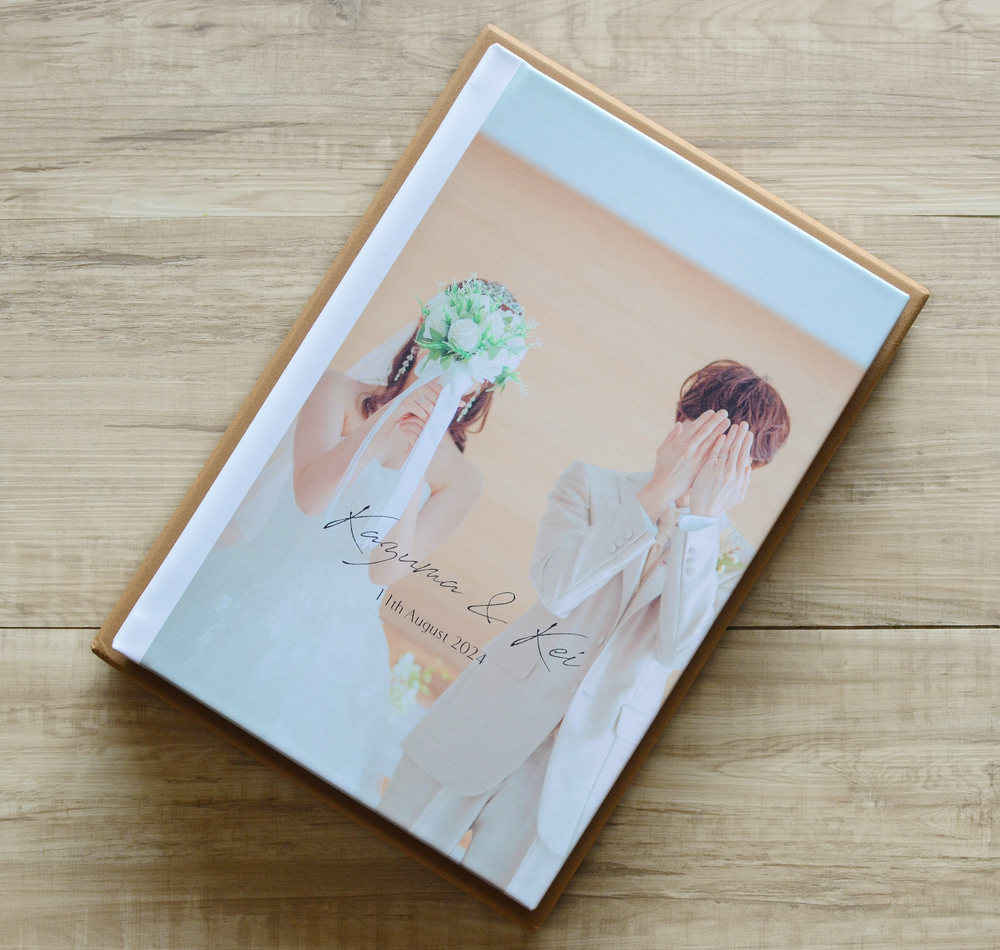 結婚式アルバムの写真