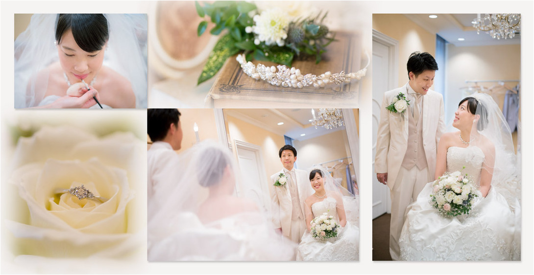 式場は横浜にありますモンテファーレ。3頁目：結婚式アルバム