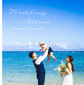沖縄ビーチ撮影の結婚式。