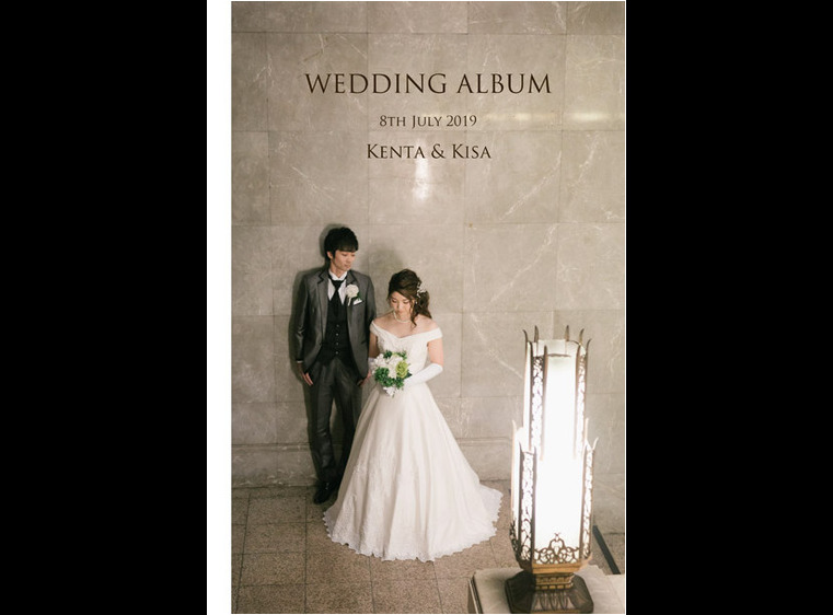 東京国立博物館でのウェディングフォトのアルバムです。1頁目：結婚式アルバム
