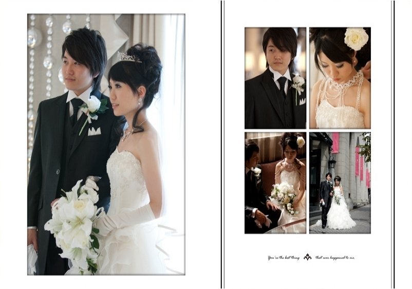 2頁目：結婚式アルバム
