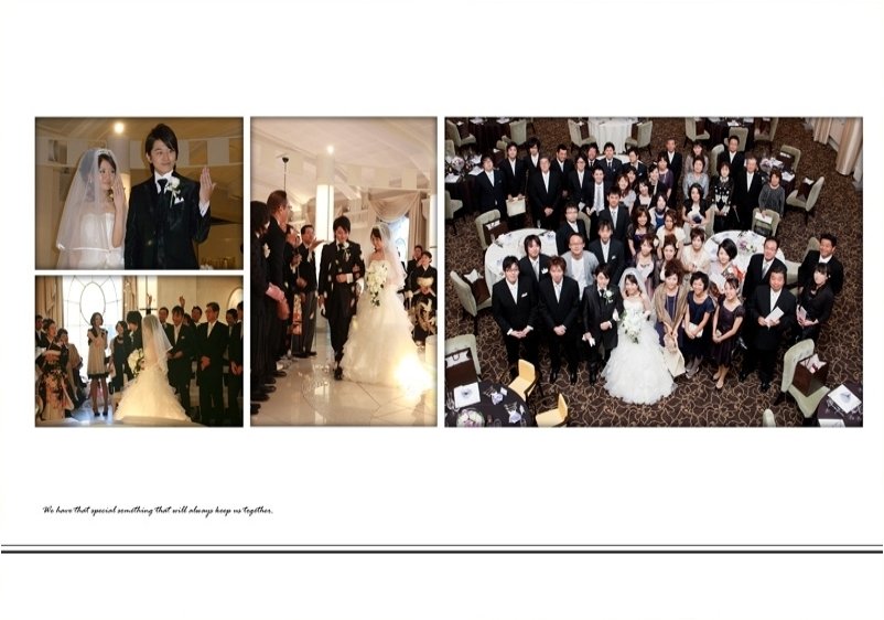 8頁目：結婚式アルバム