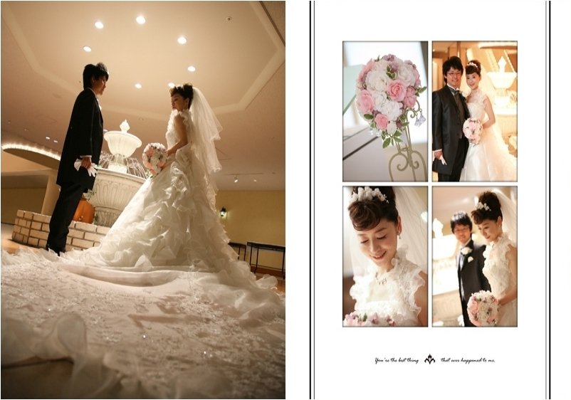 2頁目：結婚式アルバム