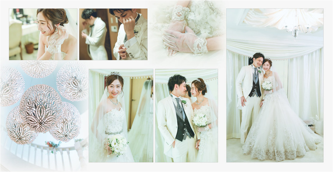 後撮りは京都八坂で。8頁目：結婚式アルバム