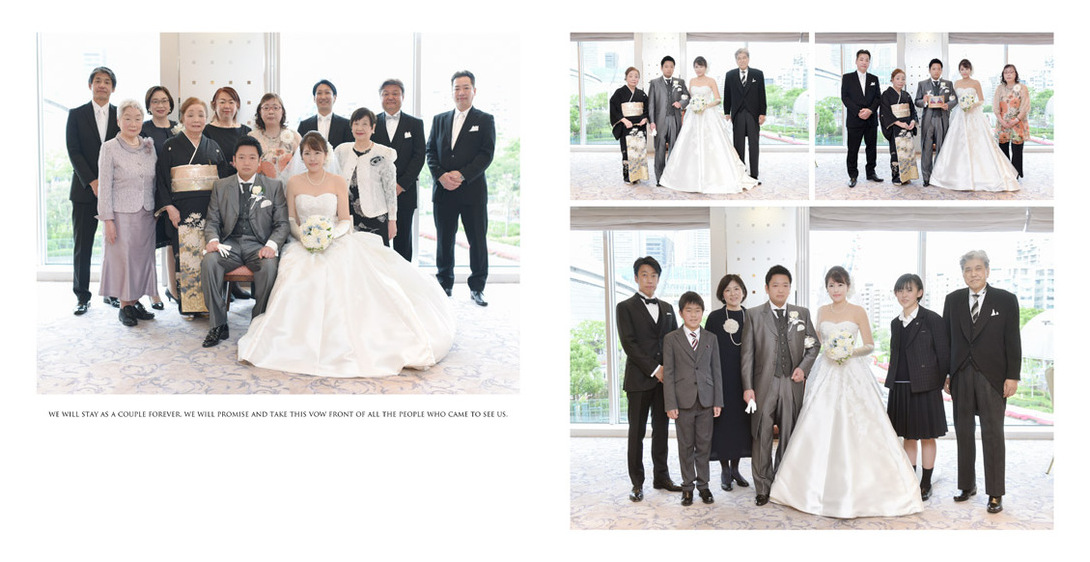 5頁目：結婚式アルバム