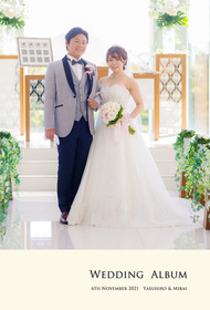 【挙式・披露宴・前撮り】前撮りは結婚式では着用しなかったカラードレスで撮影されました。
