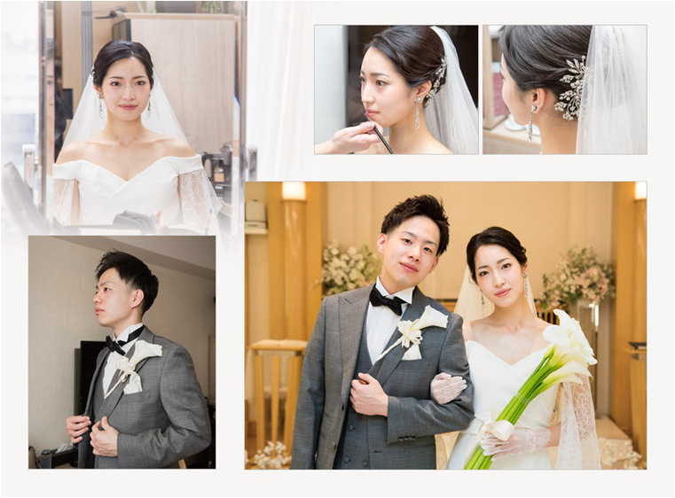 5頁目：結婚式アルバム