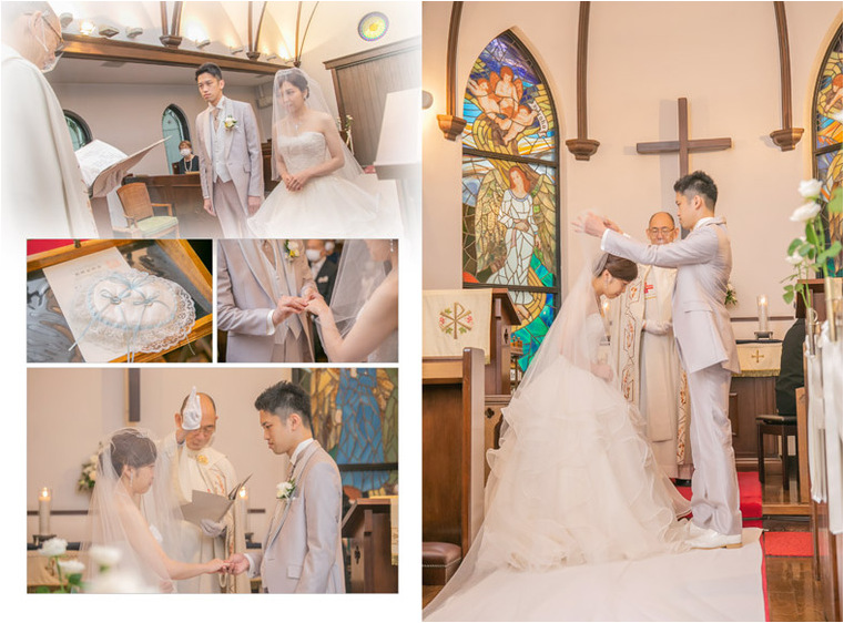 6頁目：結婚式アルバム