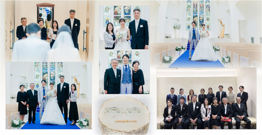 4頁目：結婚式アルバム