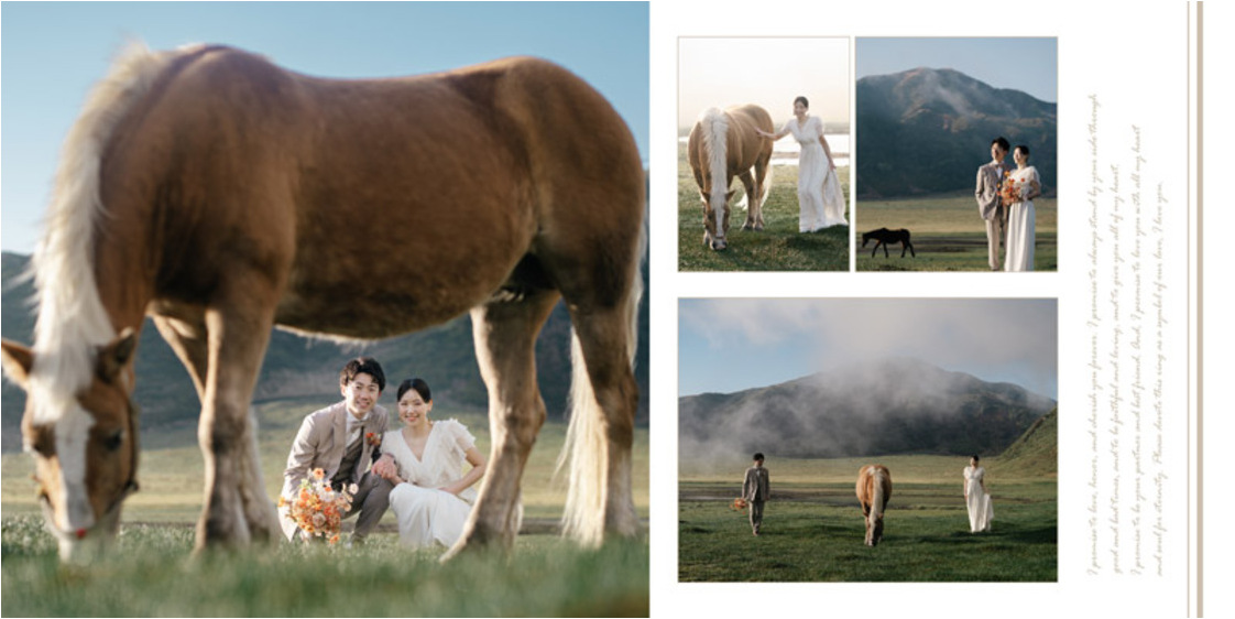 2頁目：結婚式アルバム