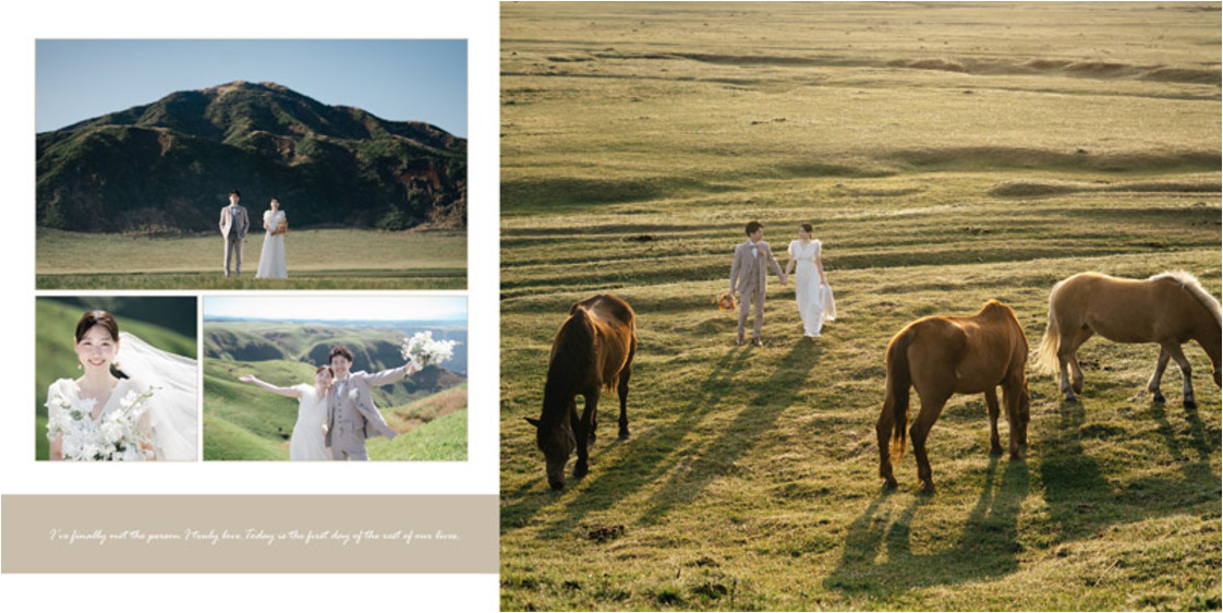 3頁目：結婚式アルバム