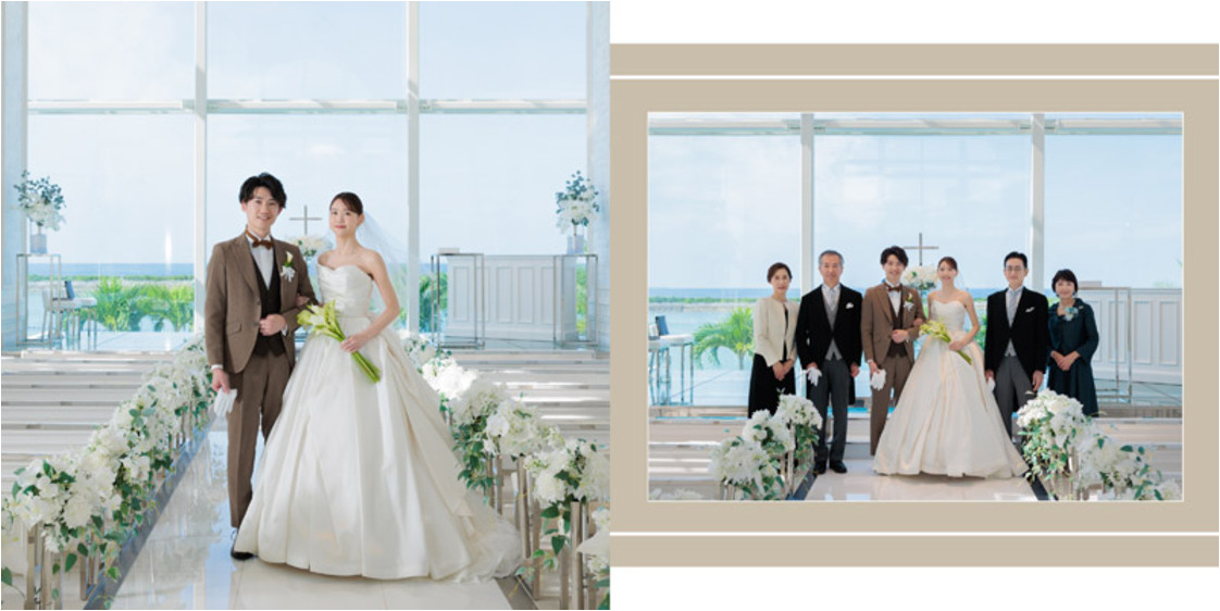 4頁目：結婚式アルバム