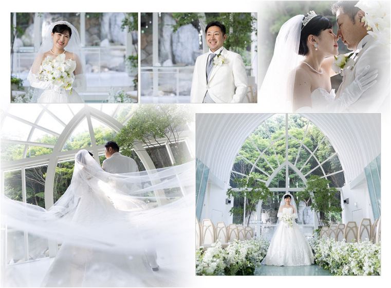 8頁目：結婚式アルバム