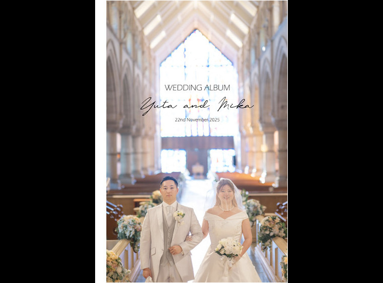 1頁目：結婚式アルバム