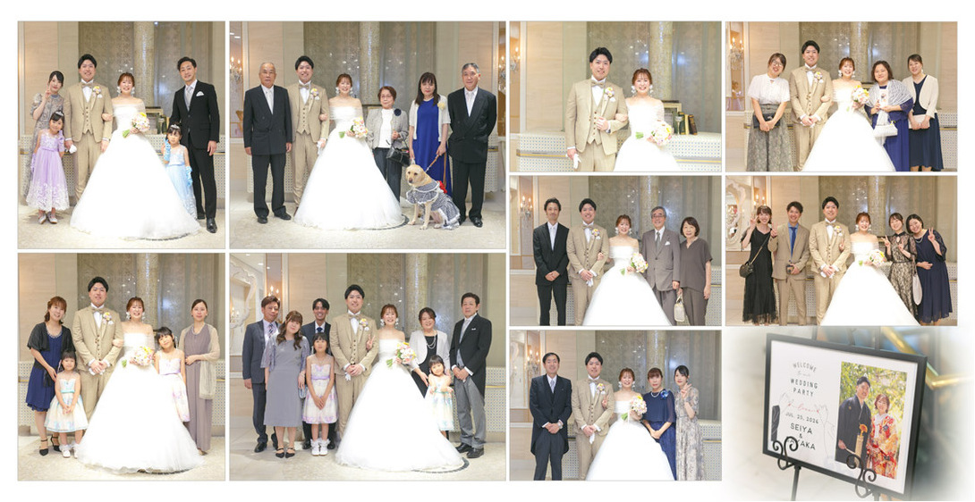 13〜14ページ：ゲストと一緒に撮った集合写真