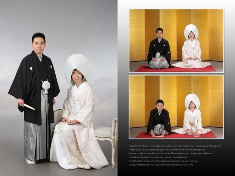 挙式はウエディングヒル東京ベイ幕張にて行われました。5頁目：結婚式アルバム
