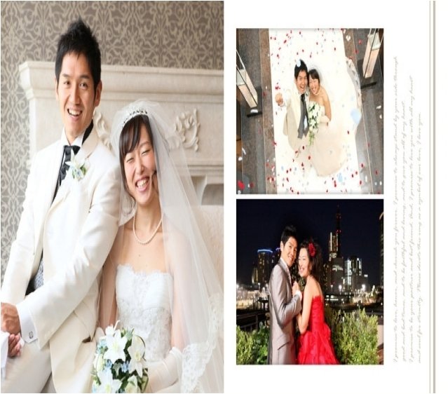 2頁目：結婚式アルバム