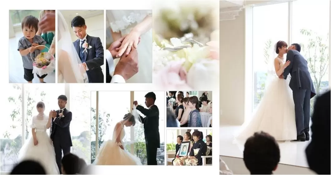 ローズガーデン松江 島根県 結婚式アルバム作成 アルバムカフェ