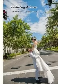 ハワイの結婚式アルバム
