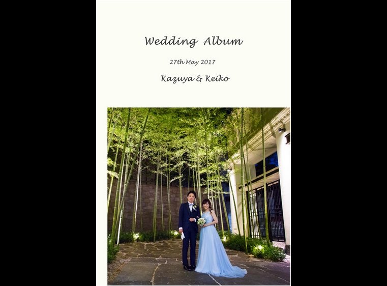 みなとみらいを望む丘の上、緑豊かな森の中にある横浜迎賓館にて。1頁目：結婚式アルバム