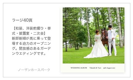 ノーザンホースパーク(北海道)の結婚式アルバム